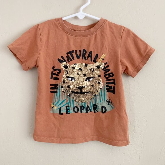 H&M Sequin Leopard Tee • 3T - Picture 1 of 2